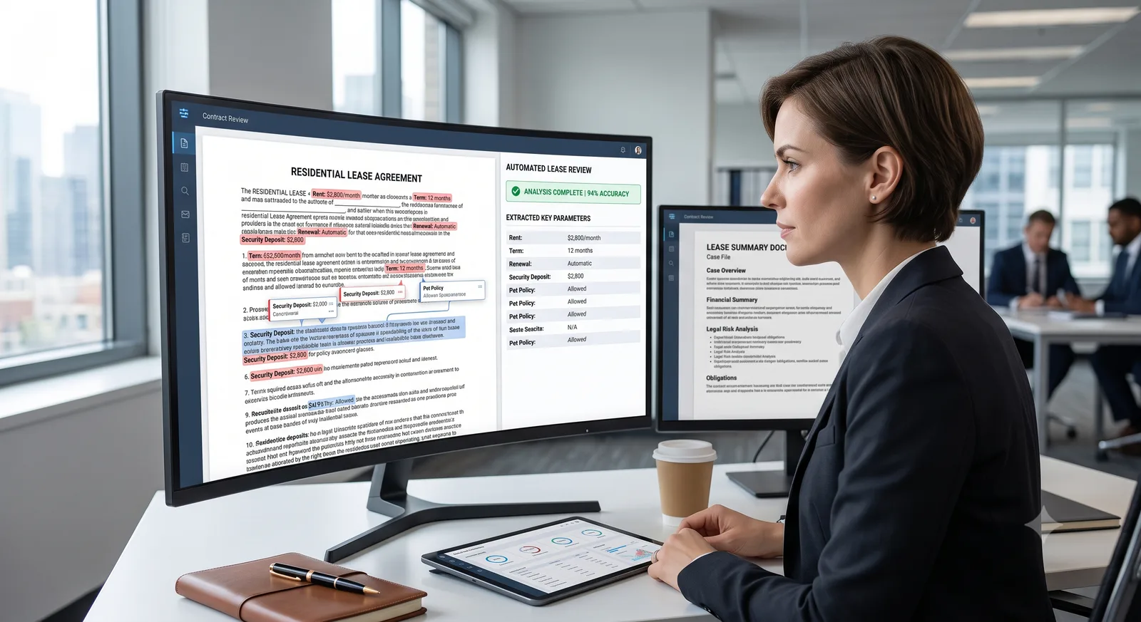 Automated legal-contract review — 94% accuracy