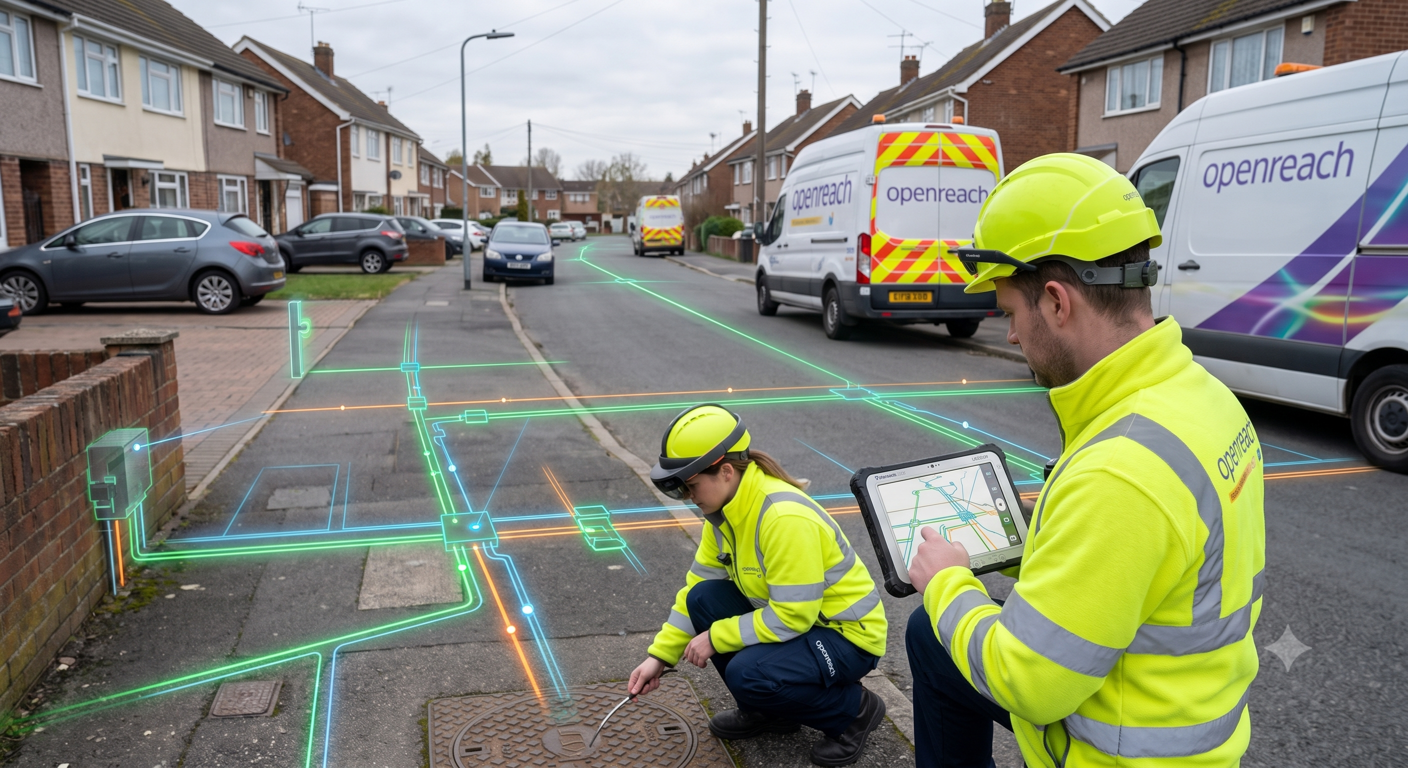 AR-guided field engineering for FTTP rollout